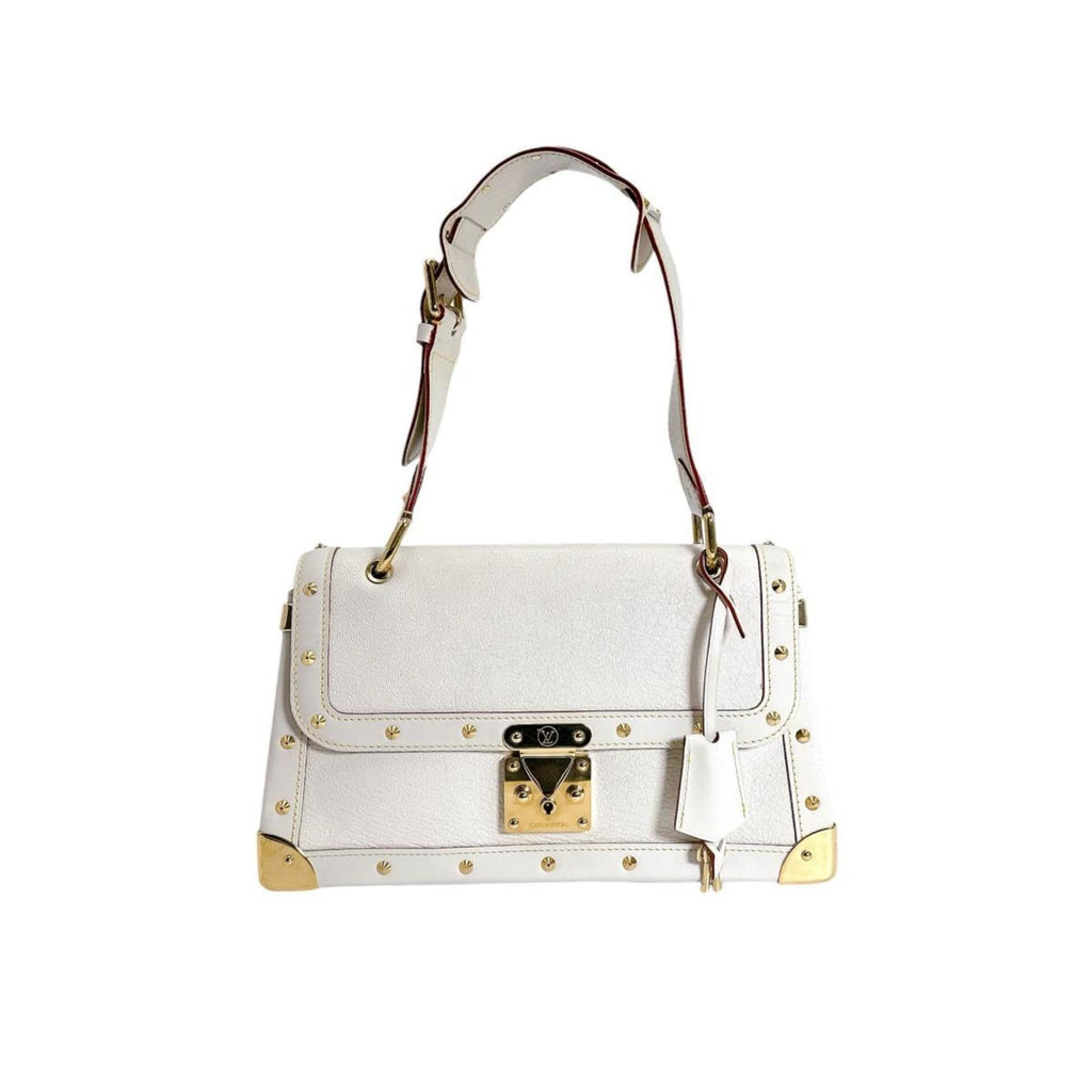 Louis Vuitton Blanc Leather Shoulder Bag