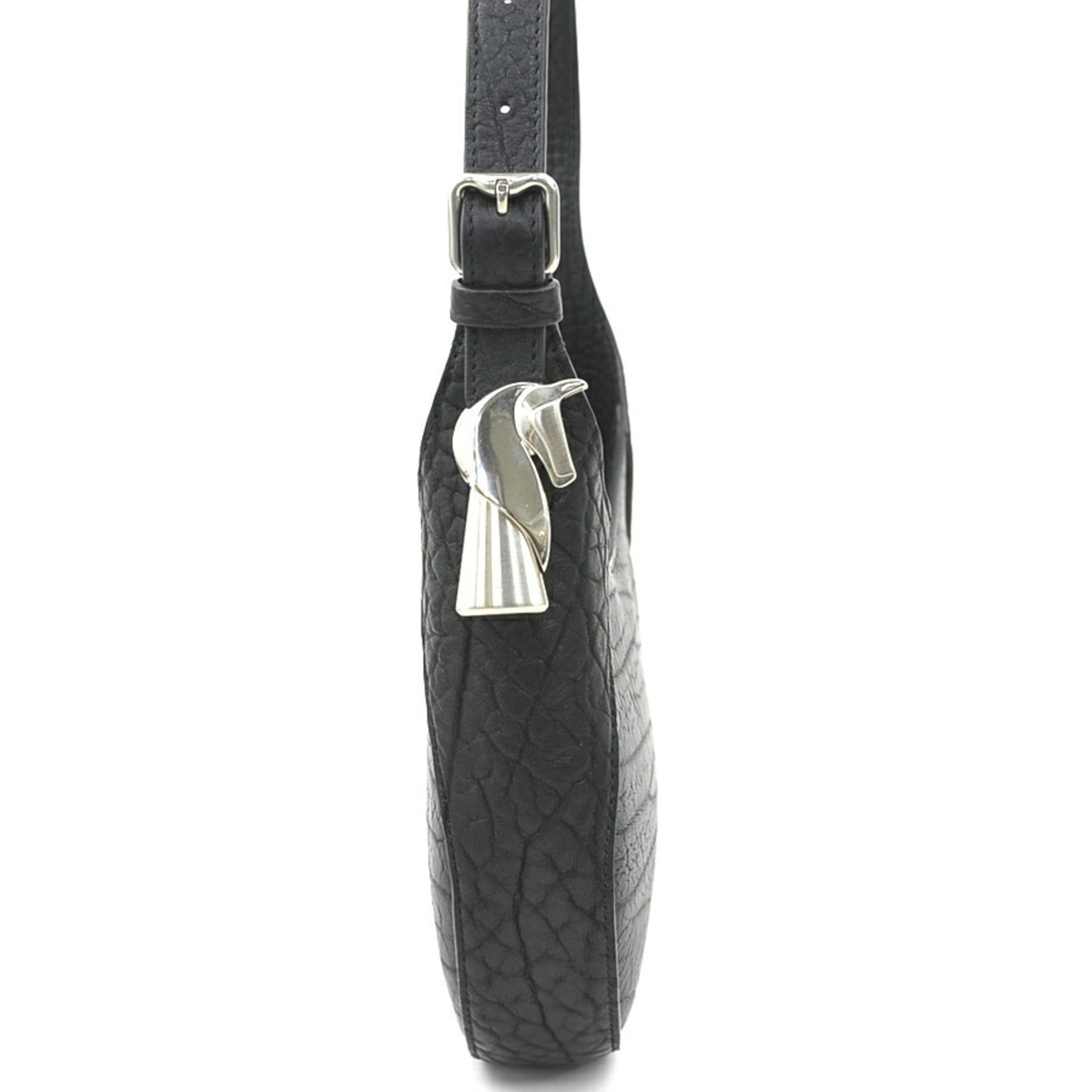 Burberry Black Leather Shoulder Bag
