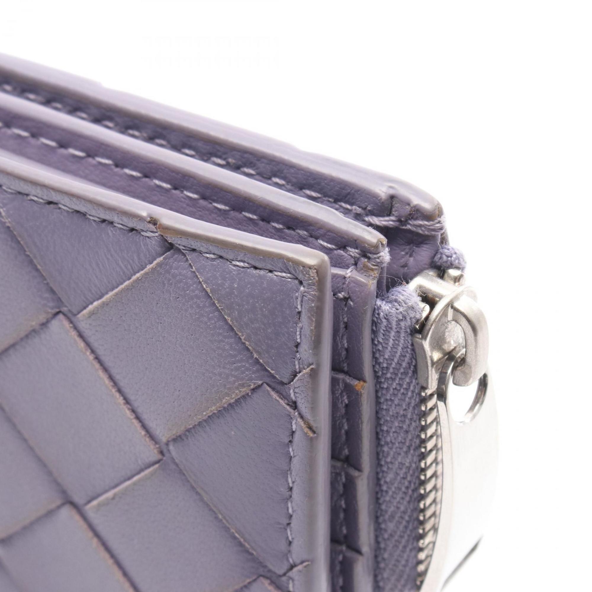 Bottega Veneta Purple Leather Wallet (Bi-Fold)