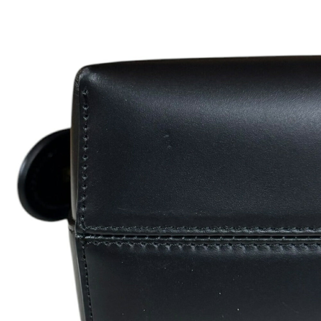 Fendi Black Leather Shoulder Bag