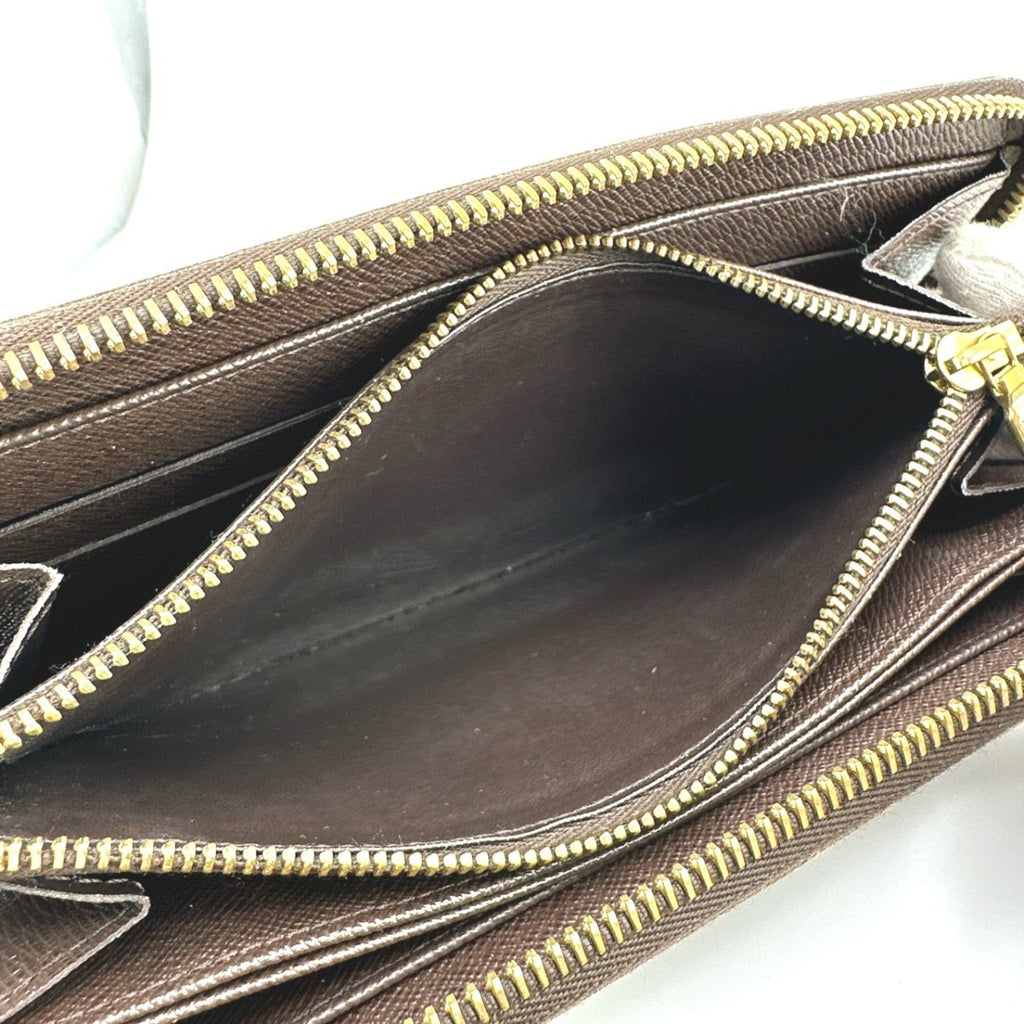 Louis Vuitton Brown Ebene Damier Canvas Long Wallet
