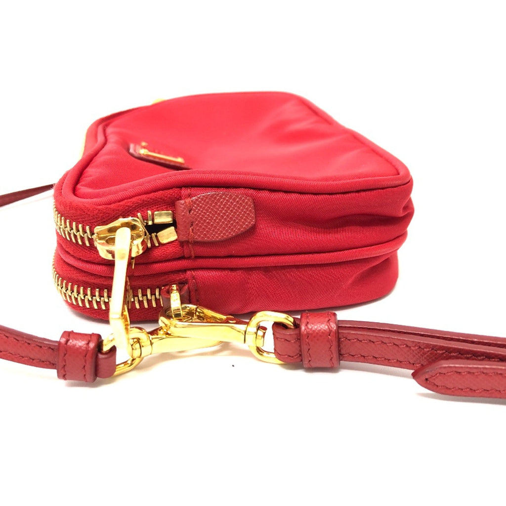 Prada Red Cloth Shoulder Bag