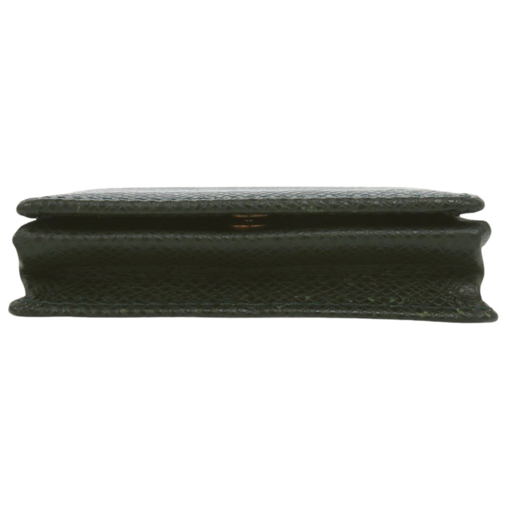 Louis Vuitton Green Taiga Leather Leather Coin Purse/Coin Case