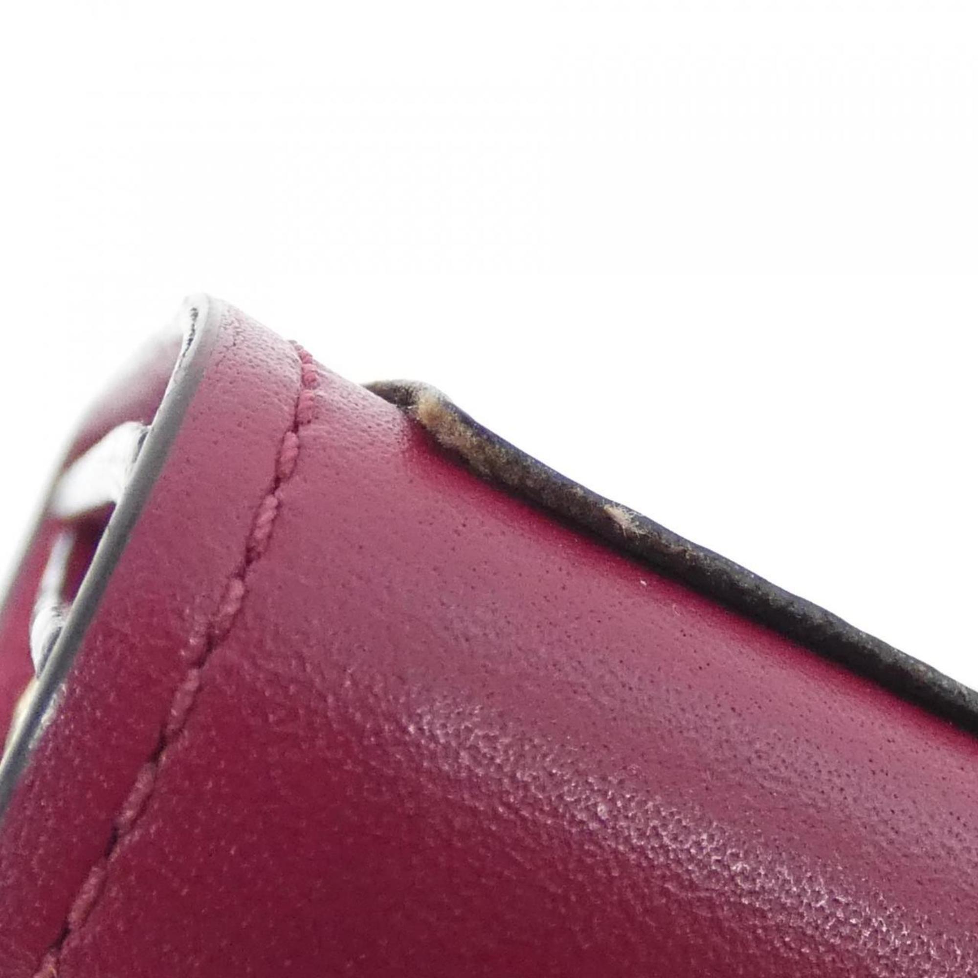 Louis Vuitton Fuchsia Marron Monogram Monogram Coated Canvas Leather Wallet