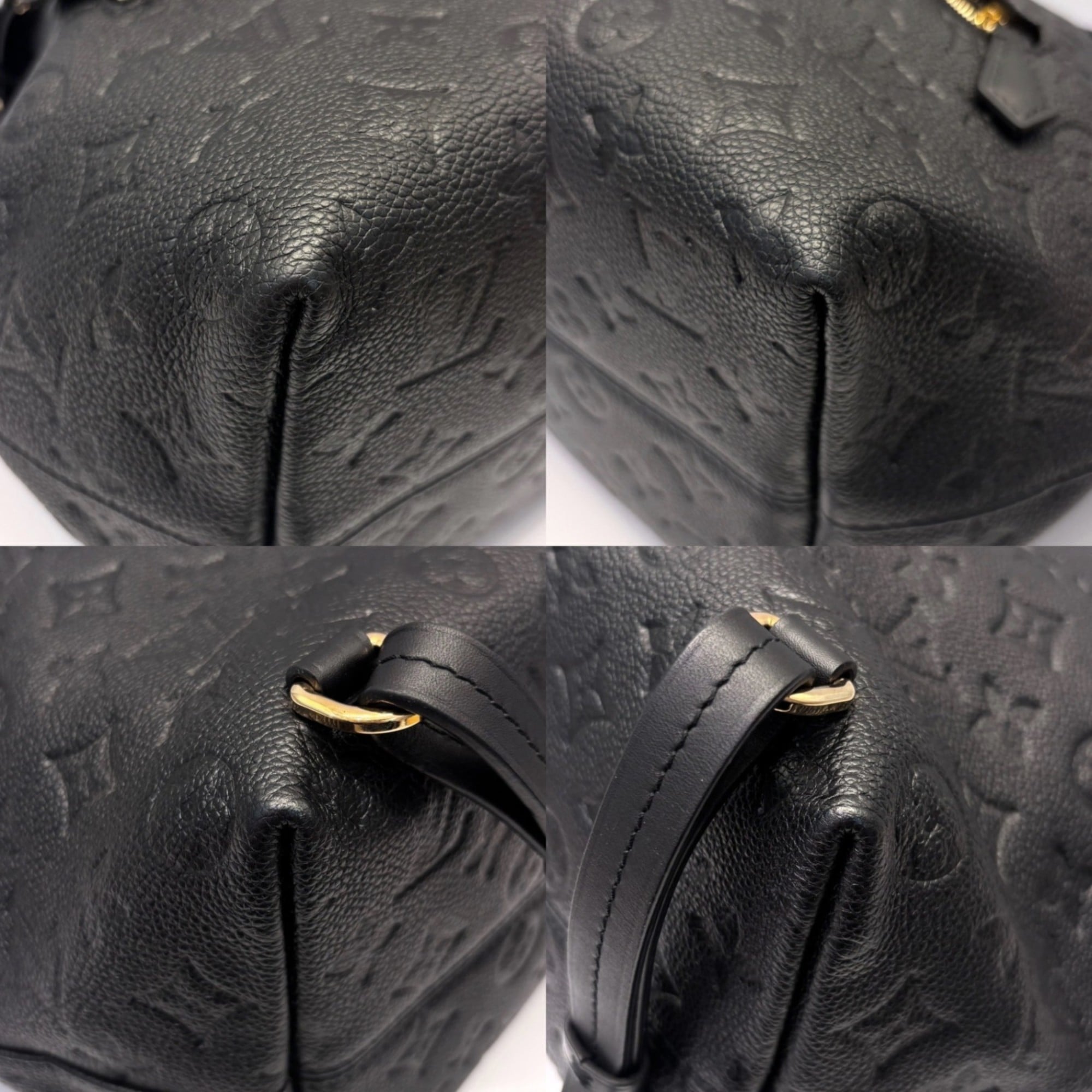 Louis Vuitton Noir Monogram Empreinte Backpack