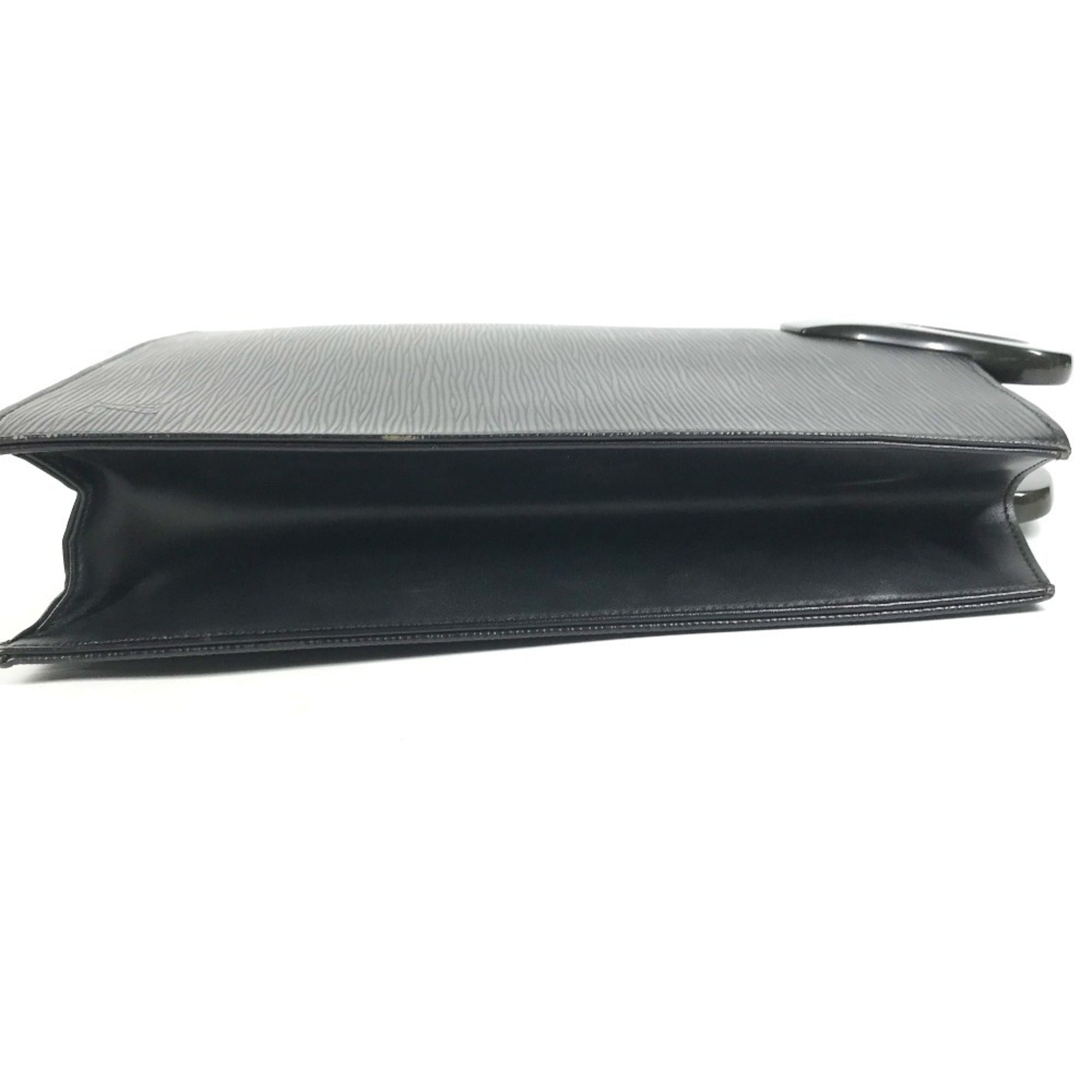 Louis Vuitton Black Galle Noir Epi Leather Handbag Tote Bag