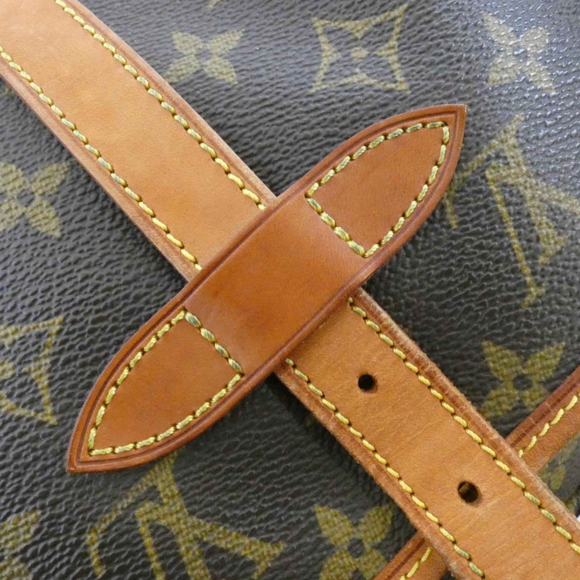 Louis Vuitton Brown Coated Canvas Shoulder Bag