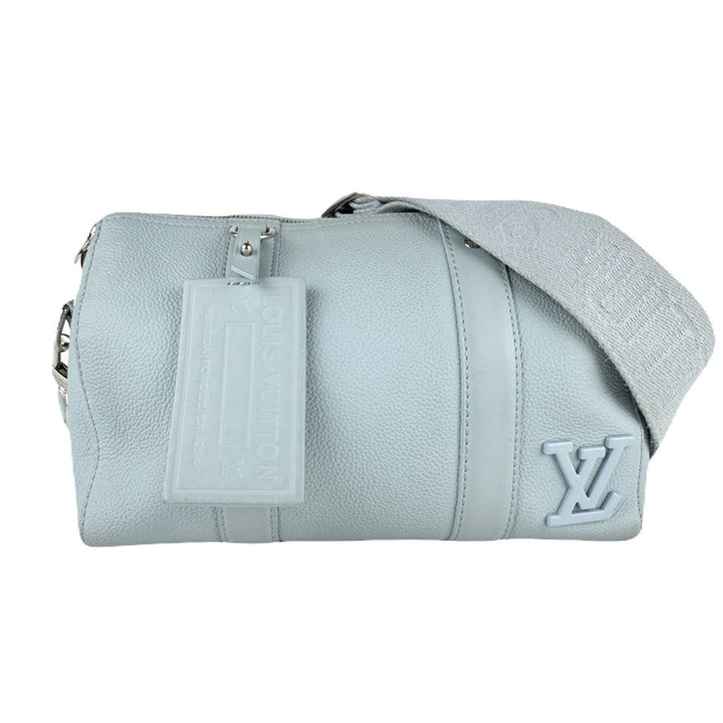 Louis Vuitton Light Blue Leather Shoulder Bag