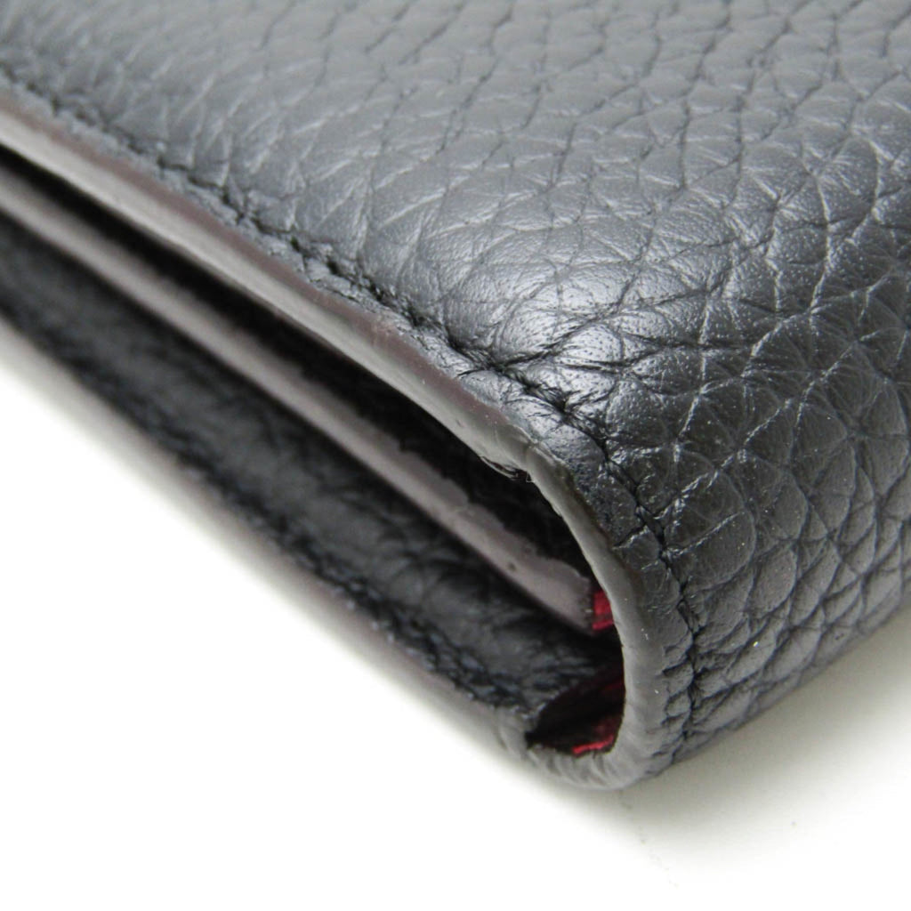 Louis Vuitton Taurillon Noir Leather Long Wallet