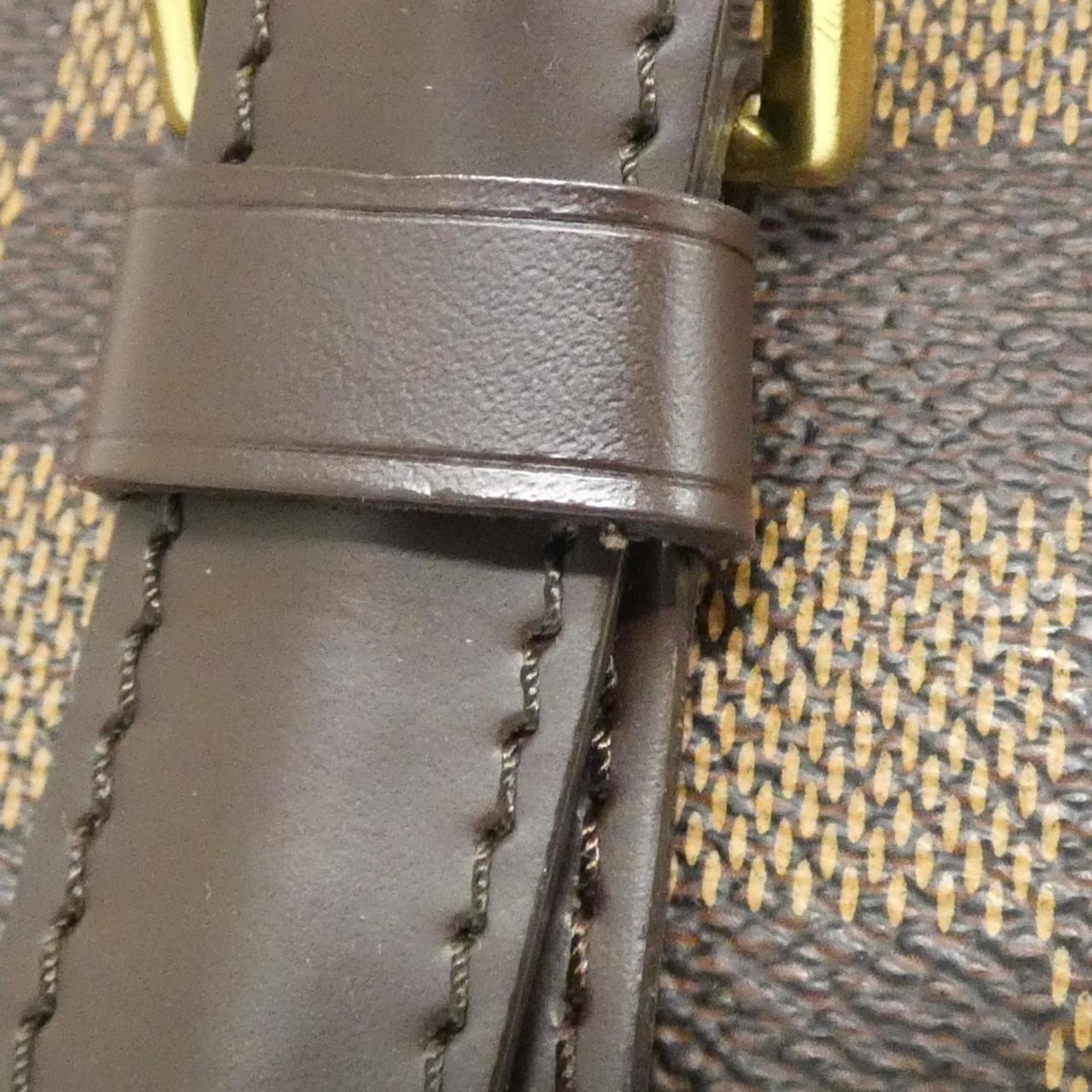Louis Vuitton Brown Coated Canvas Shoulder Bag