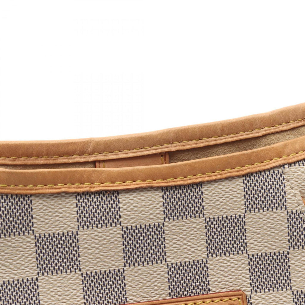 Louis Vuitton Damier Azur White Coated Canvas Shoulder Bag