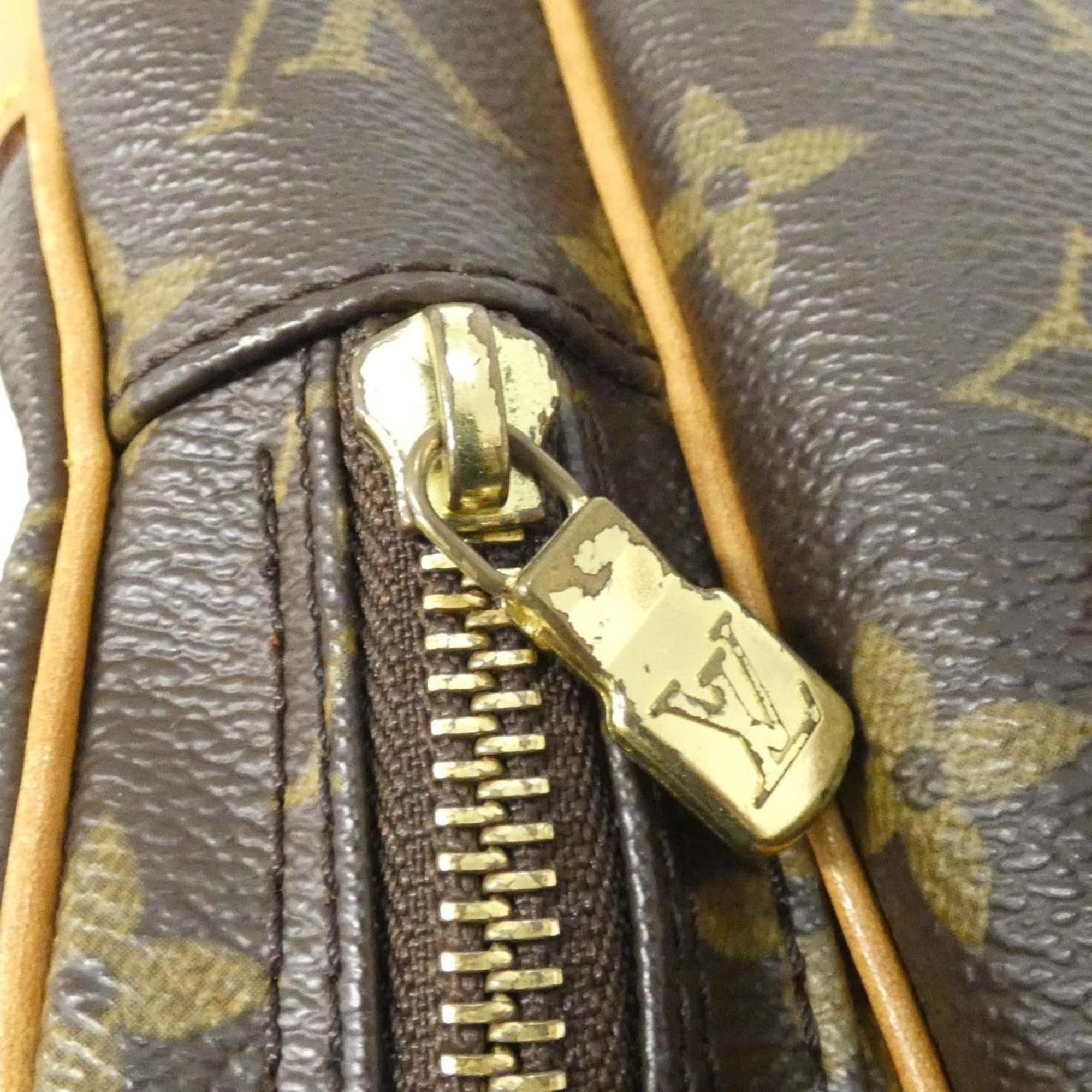 Louis Vuitton Marron Coated Canvas Shoulder Bag