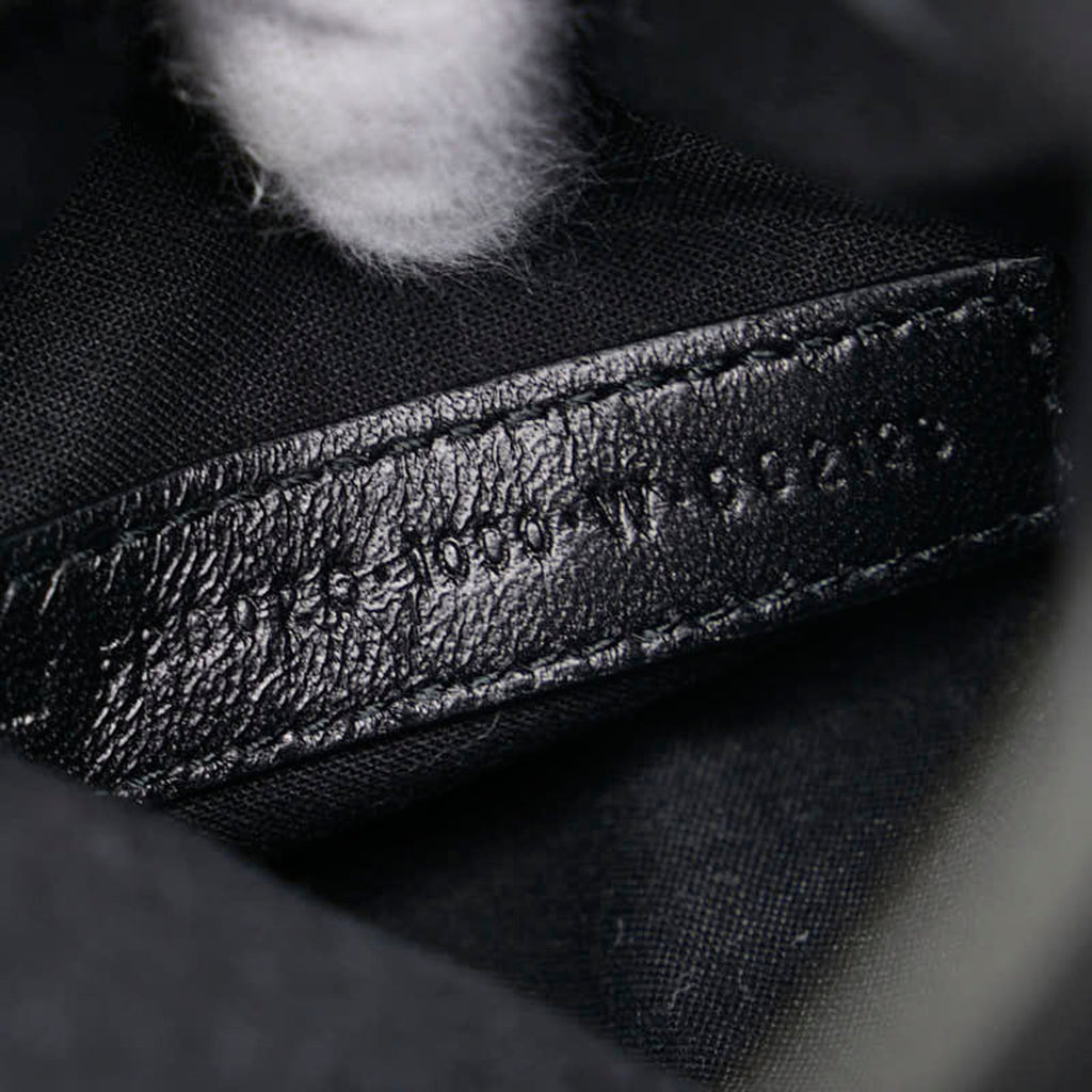Balenciaga Black Leather Backpack