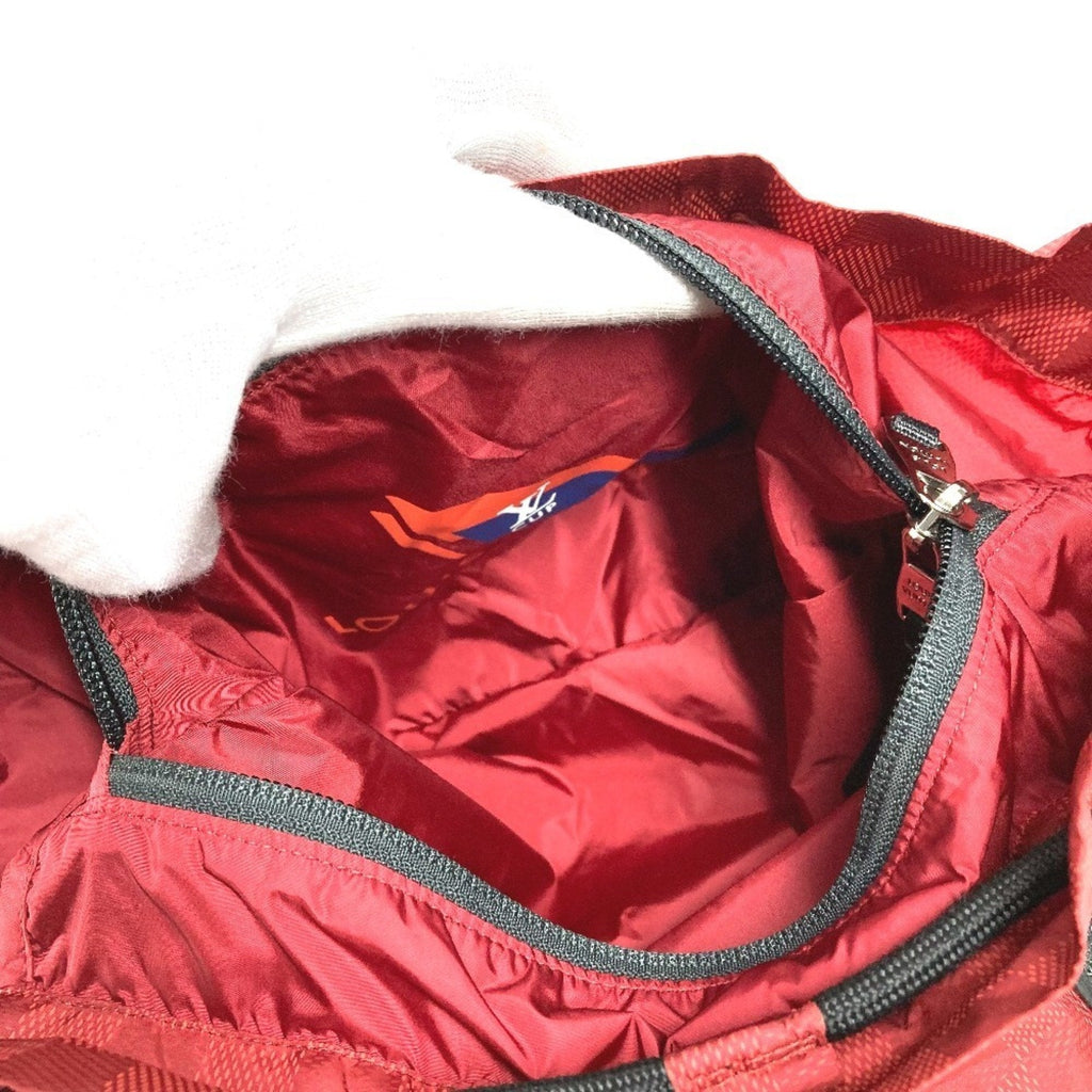 Louis Vuitton Black Red Color Nylon Backpack