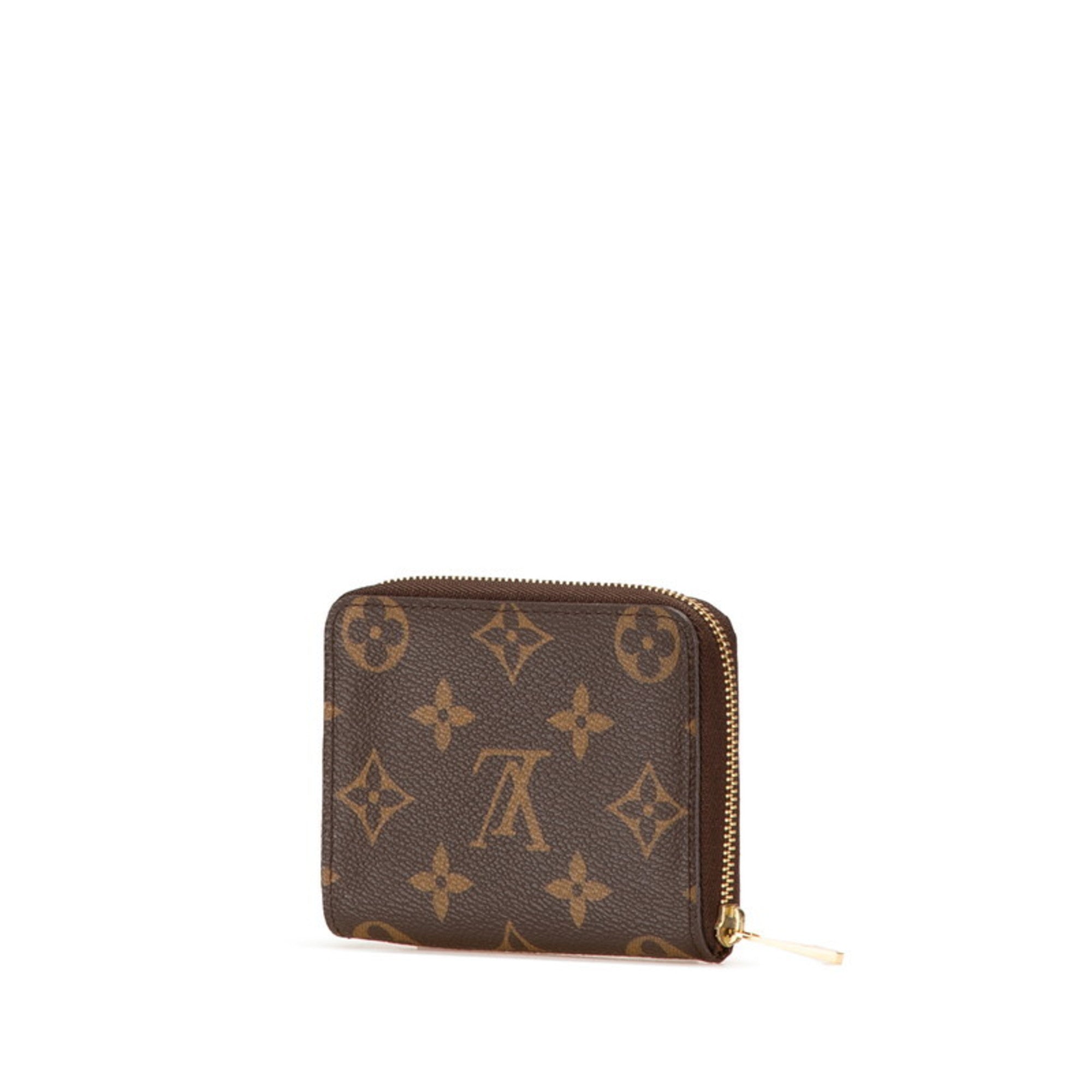 Louis Vuitton Brown Pvc Leather Coin Purse/Coin Case