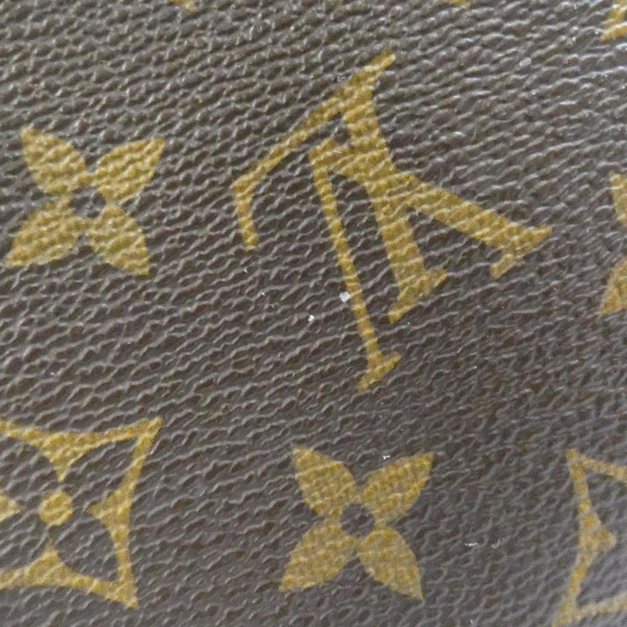Louis Vuitton Brown Coated Canvas Shoulder Bag