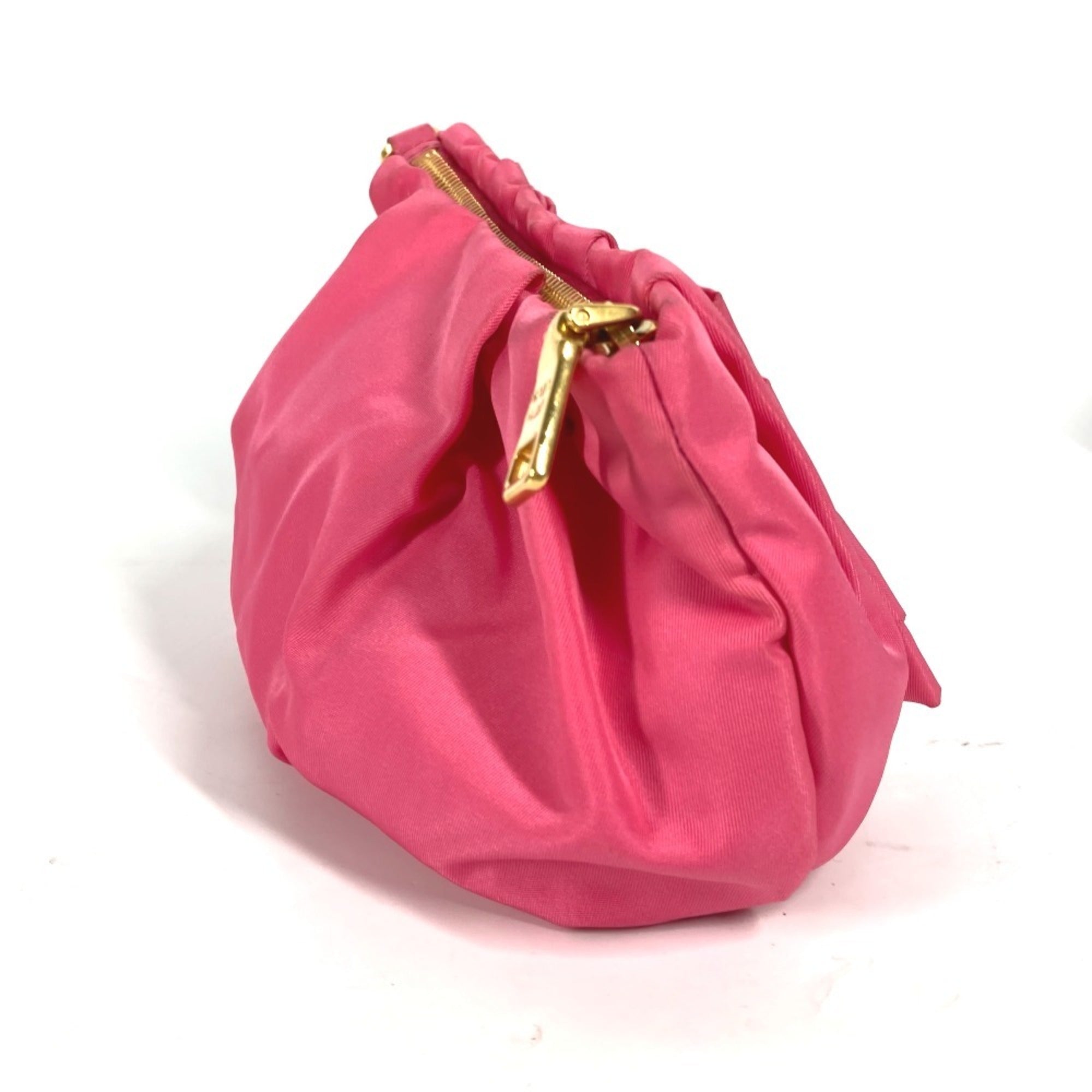 Prada Pink Bow Clutch Bag Pouch