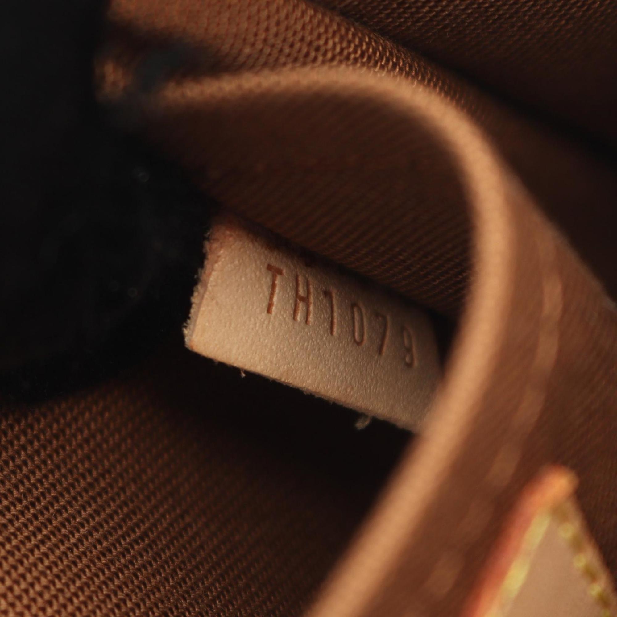 Louis Vuitton Brown Pvc Leather Shoulder Bag