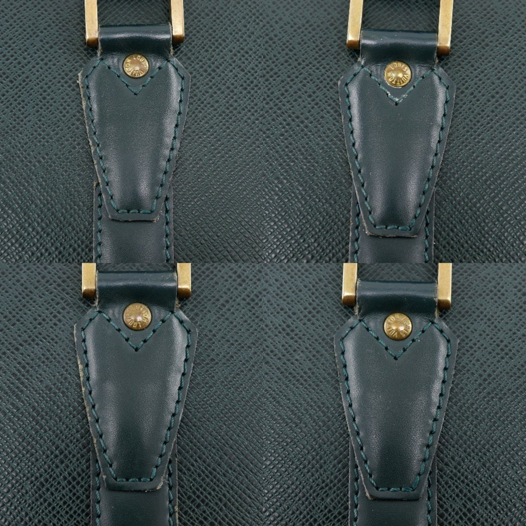 Louis Vuitton Episea Green Taiga Leather Briefcase