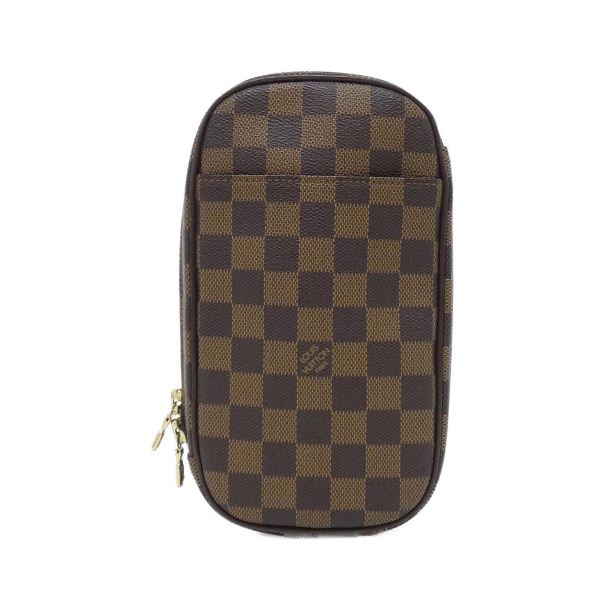 Louis Vuitton Ebene Coated Canvas Pochette Shoulder Bag