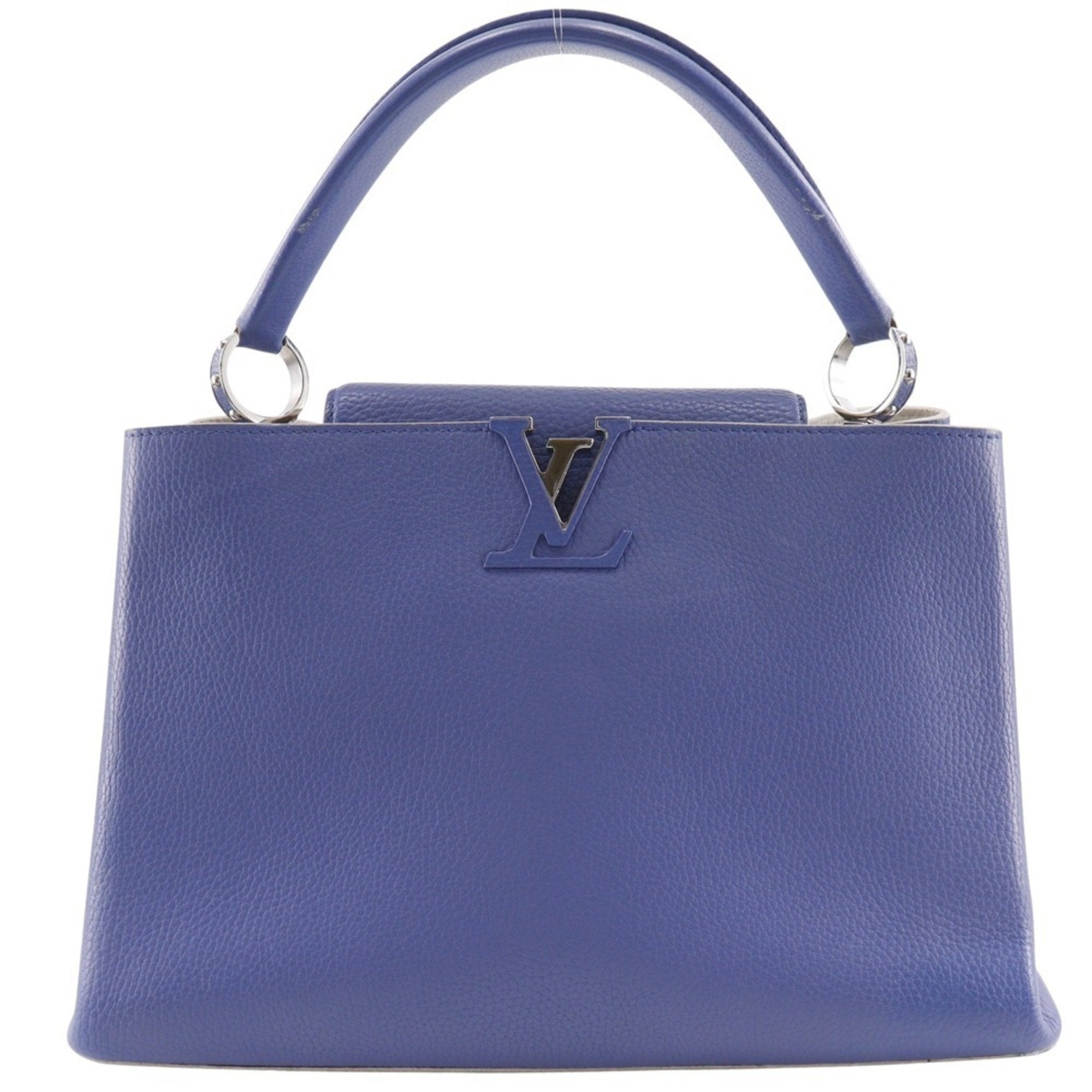 Louis Vuitton Blue White Handbag