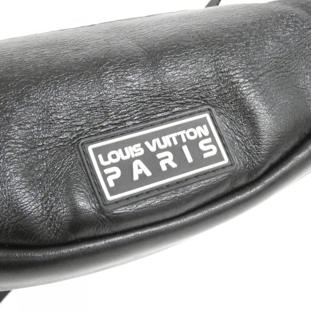 Louis Vuitton Black Coated Canvas Shoulder Bag