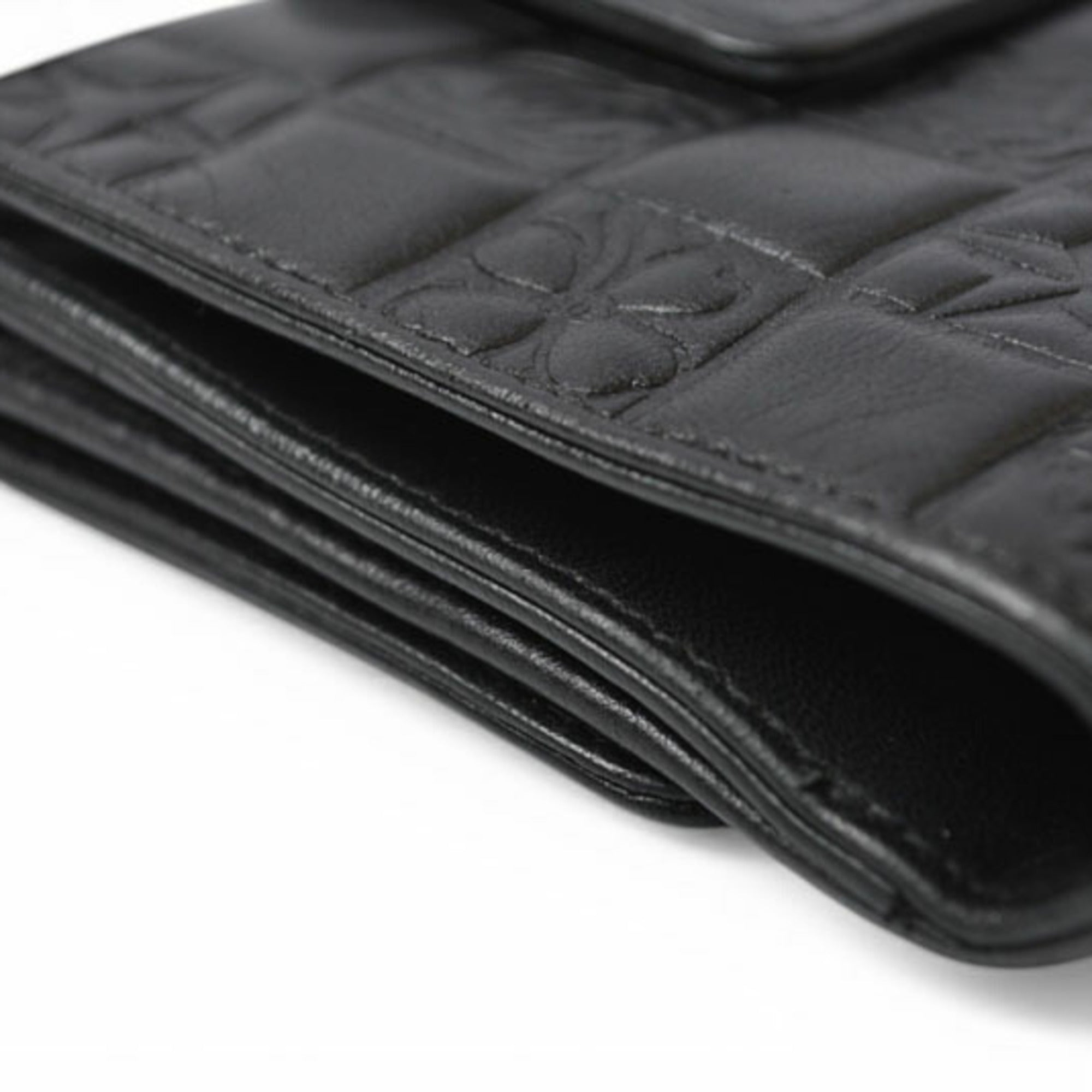 Chanel Black Leather Wallet (Bi-Fold)