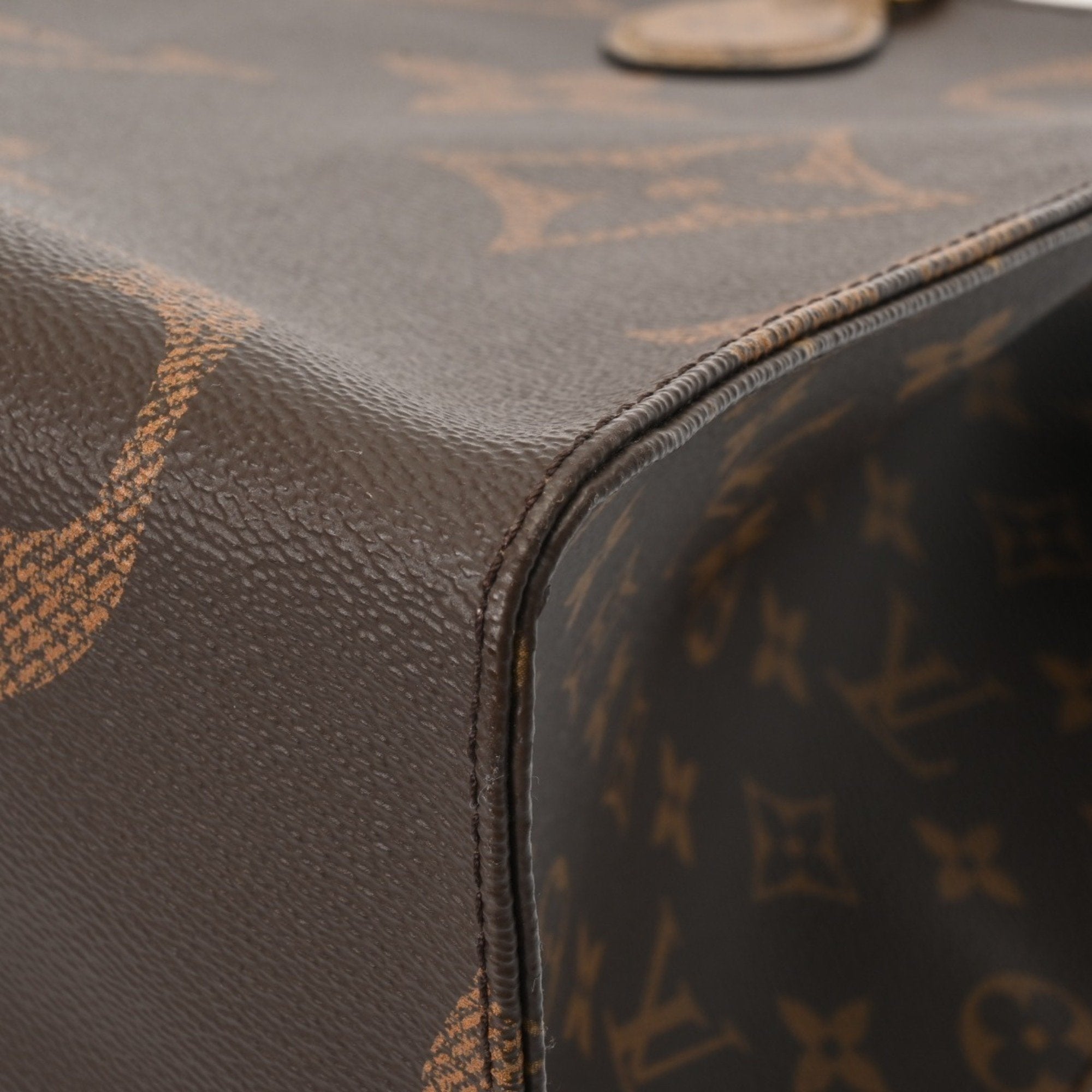 Louis Vuitton Brown Monogram Canvas Handbag
