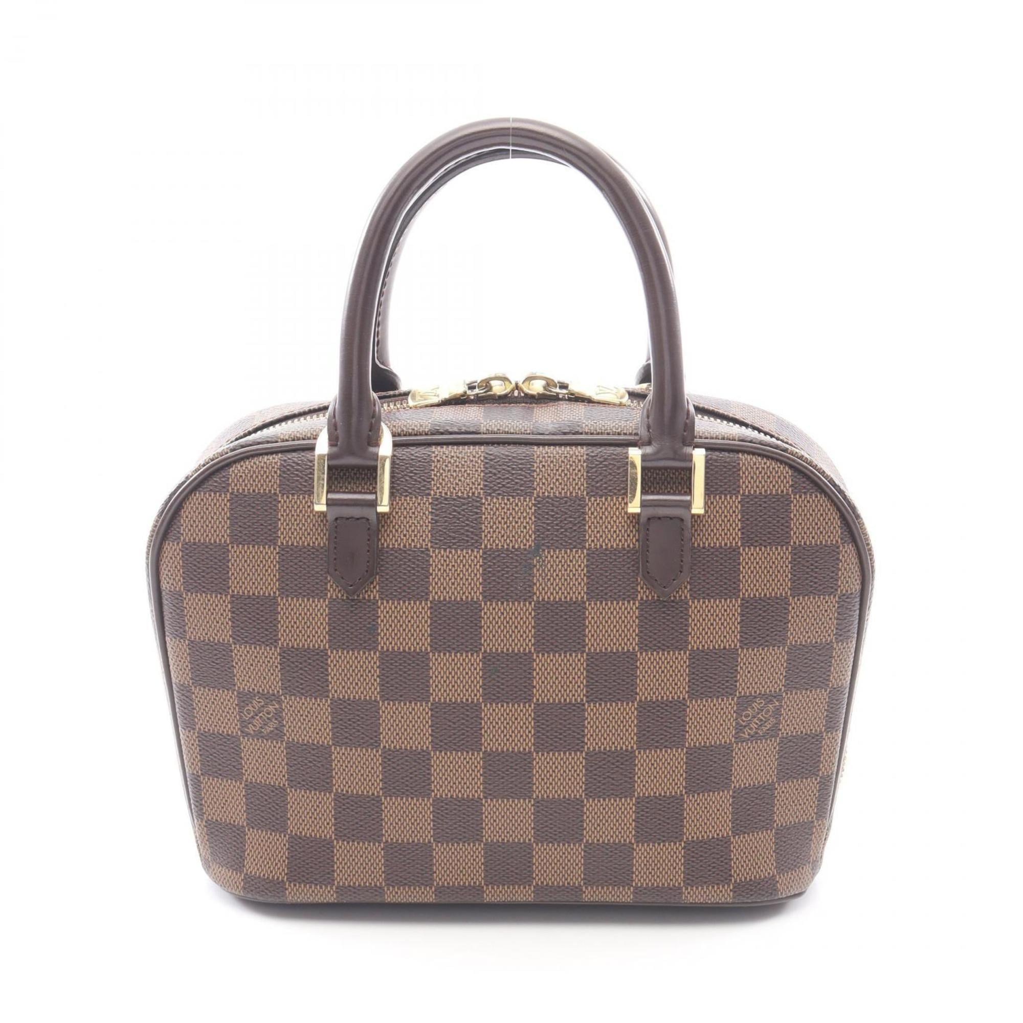 Louis Vuitton Brown Damier Canvas Ebene Coated Canvas Leather Handbag