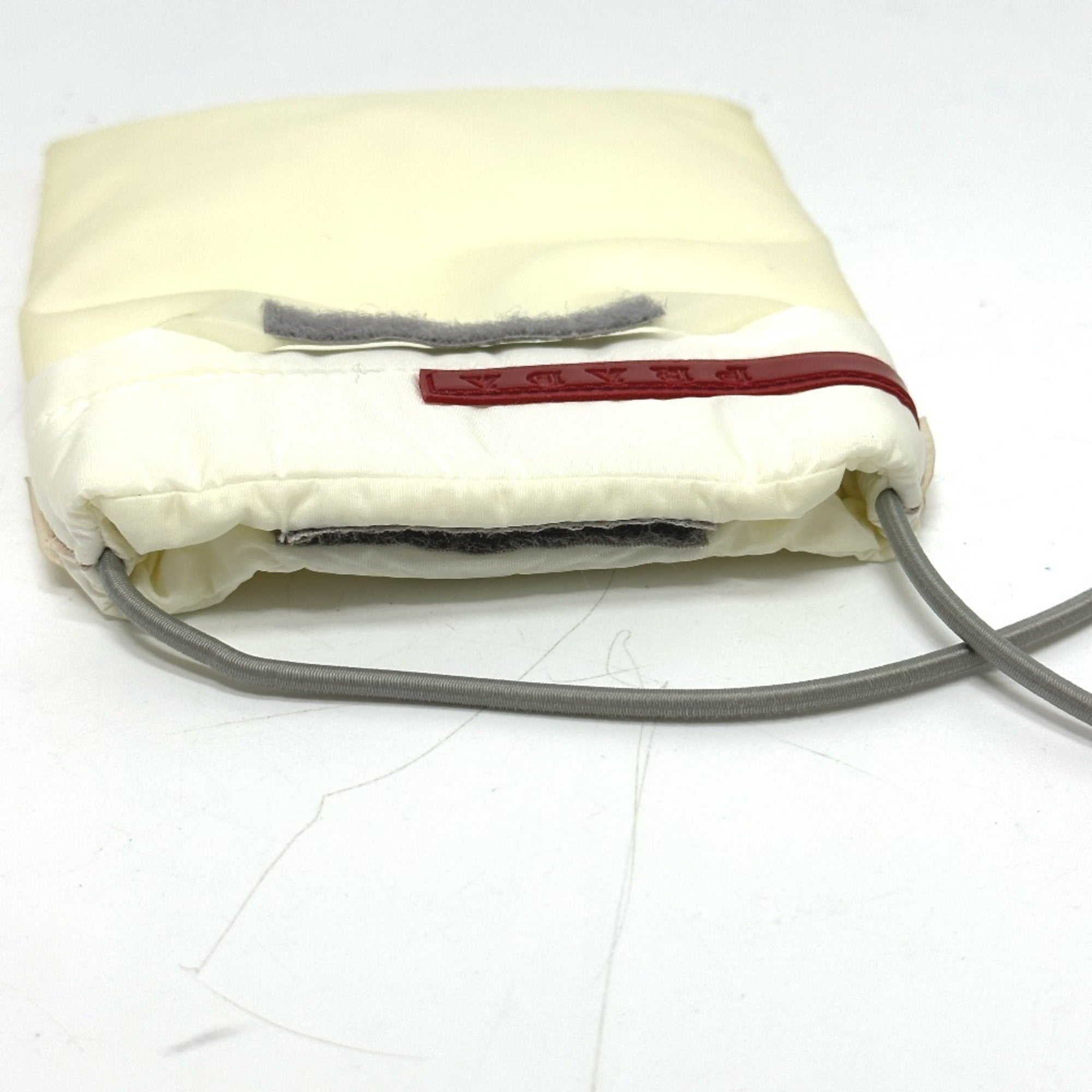 Prada White Cloth Shoulder Bag