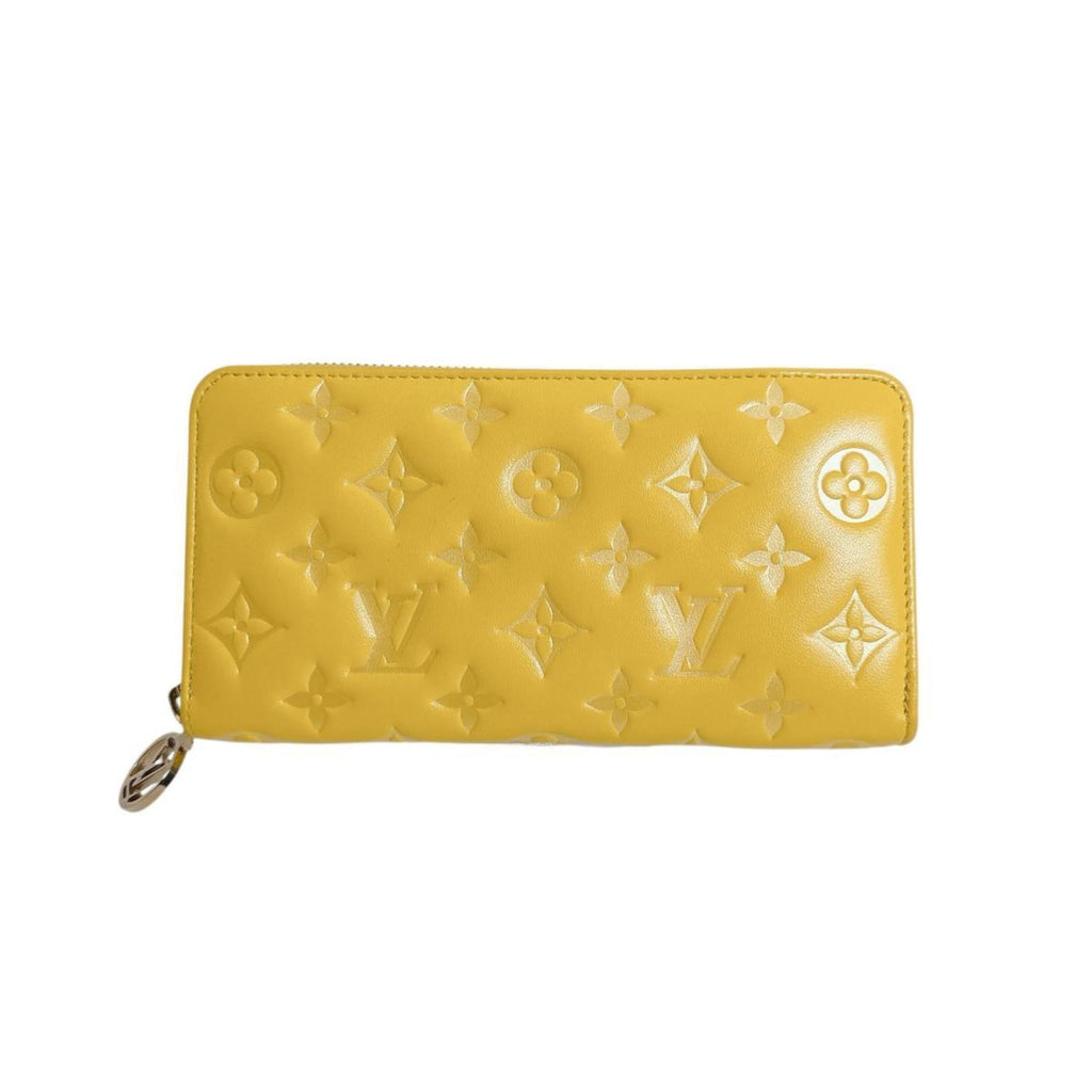Louis Vuitton Monogram Empreinte Yellow Monogram Empreinte Long Wallet