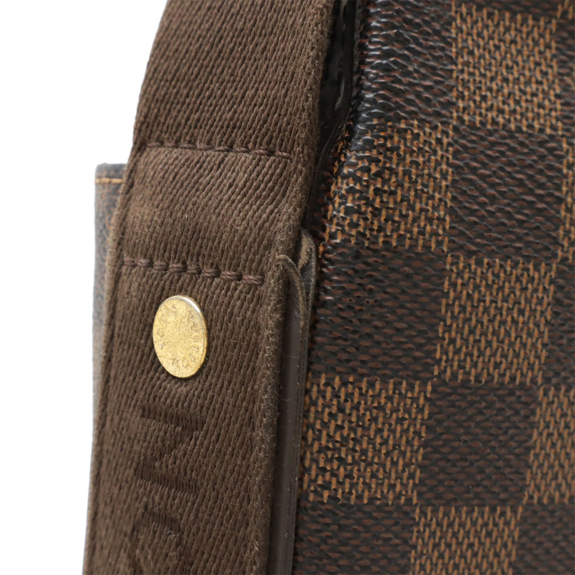 Louis Vuitton Brown Pvc Shoulder Bag