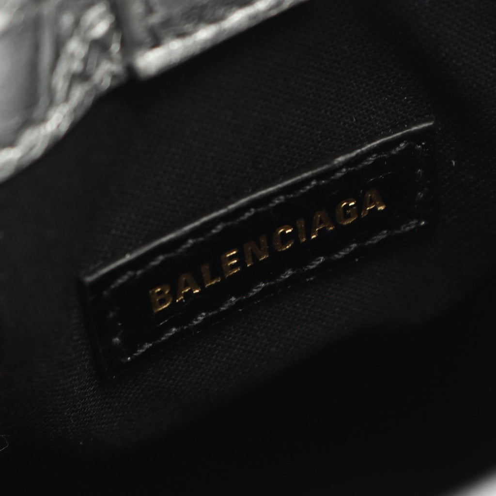 Balenciaga Silver Leather Shoulder