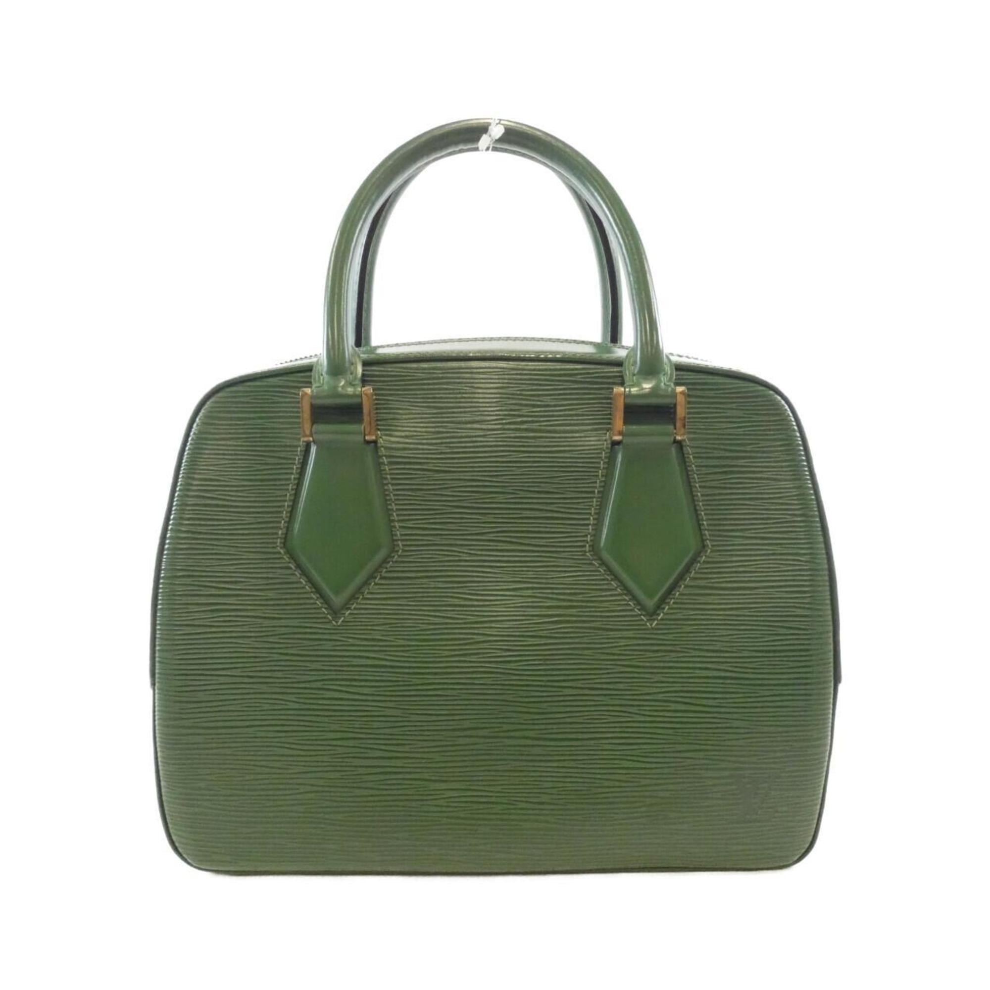 Louis Vuitton Green Leather Handbag