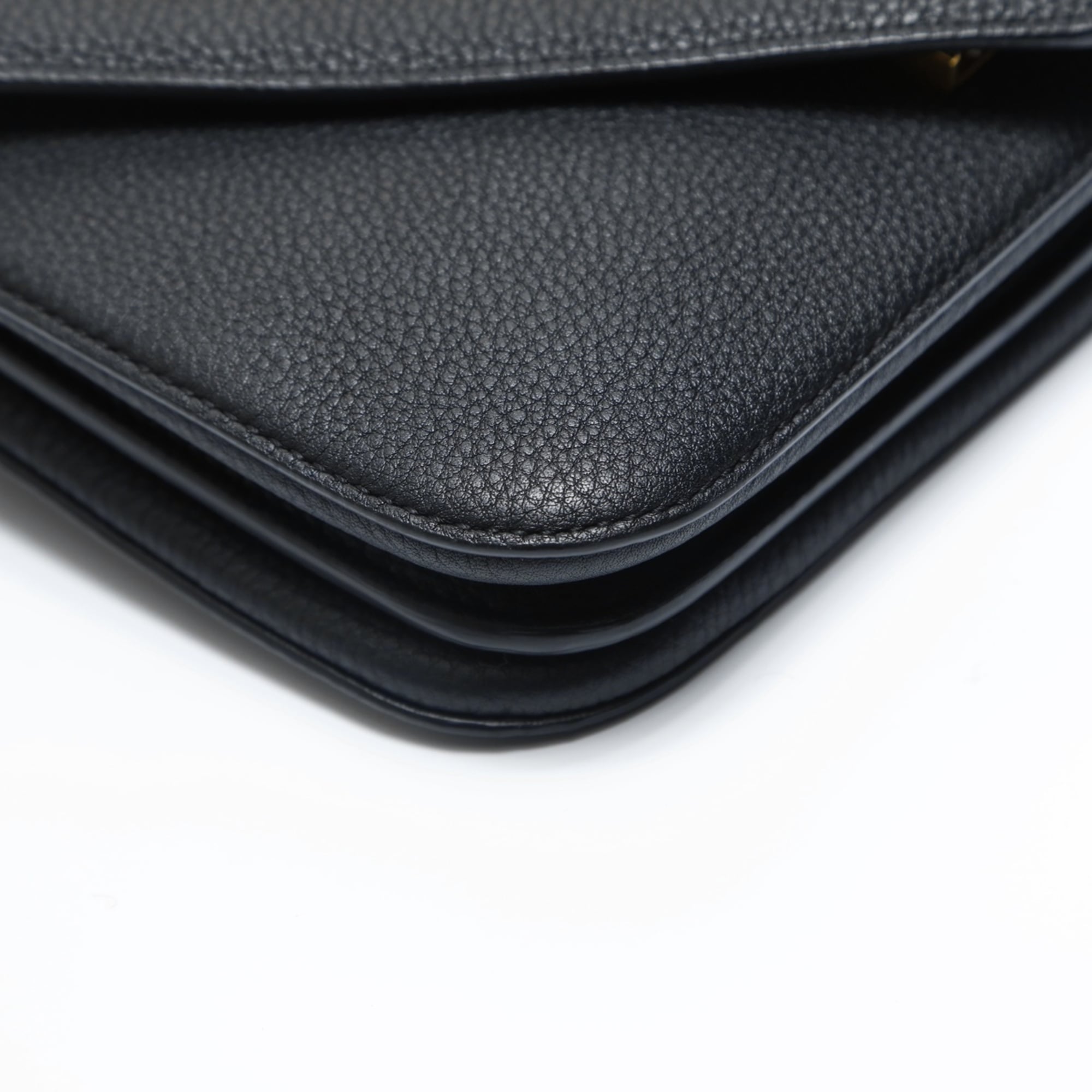 Bottega Veneta Black Leather Shoulder Bag