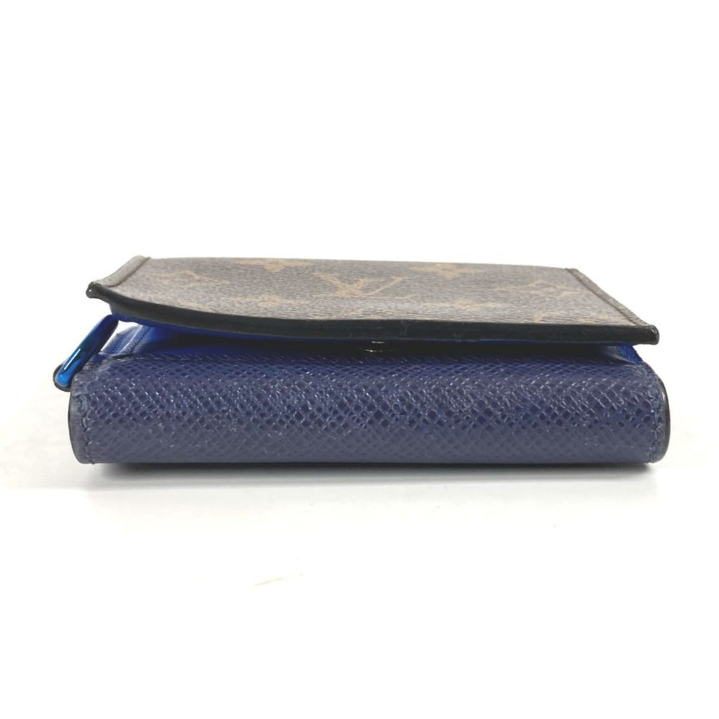 Louis Vuitton Blue Brown Monogram Wallet