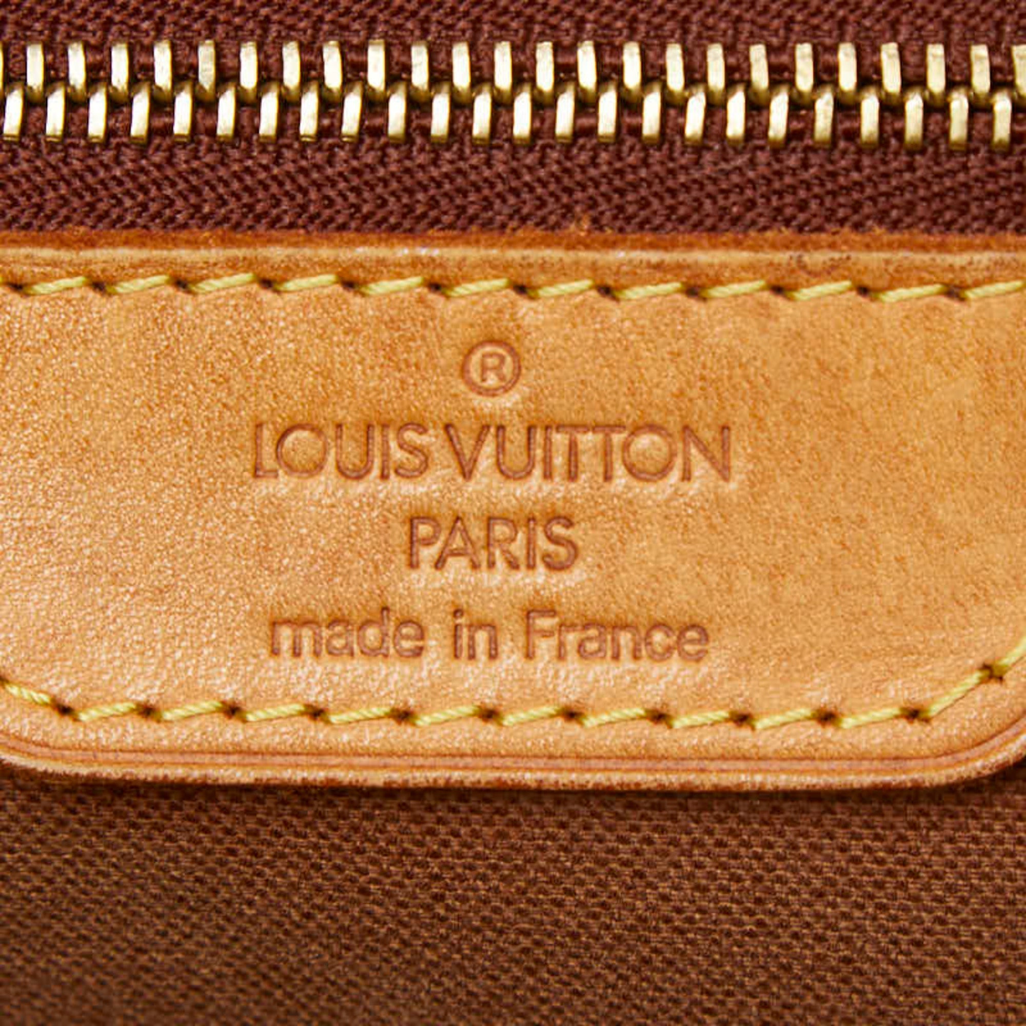 Louis Vuitton Brown Pvc Shoulder Bag Tote Bag