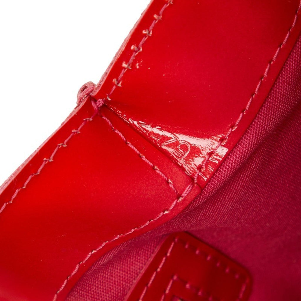 Louis Vuitton Pomme D'amour Red Color Patent Leather Handbag
