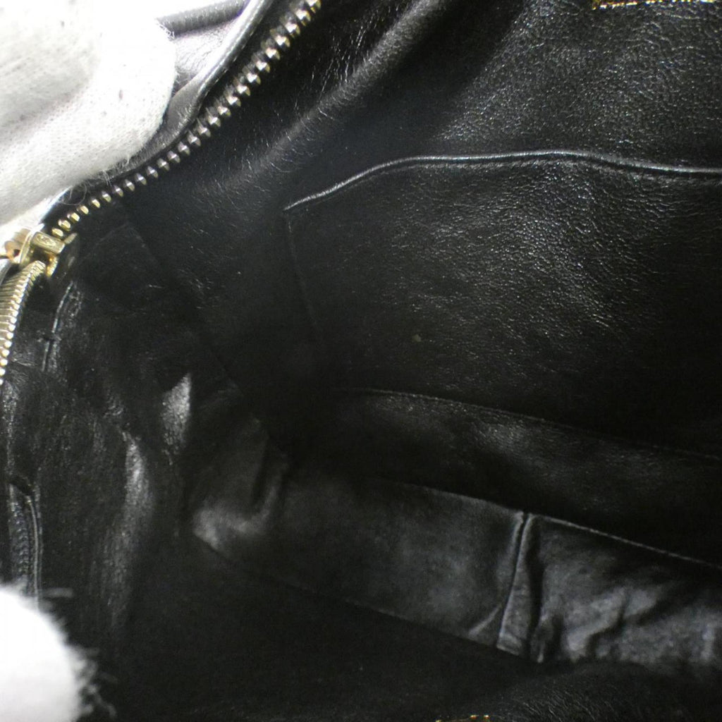Chanel Black Leather Shoulder Bag