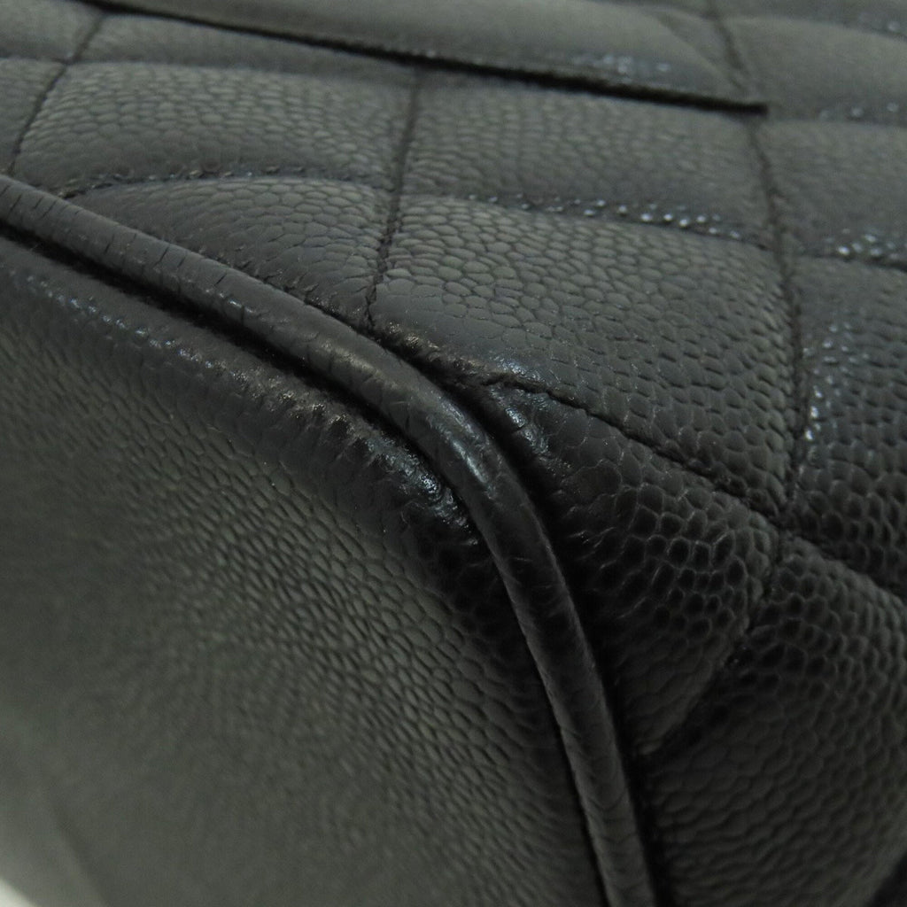 Chanel Black Leather Tote Bag