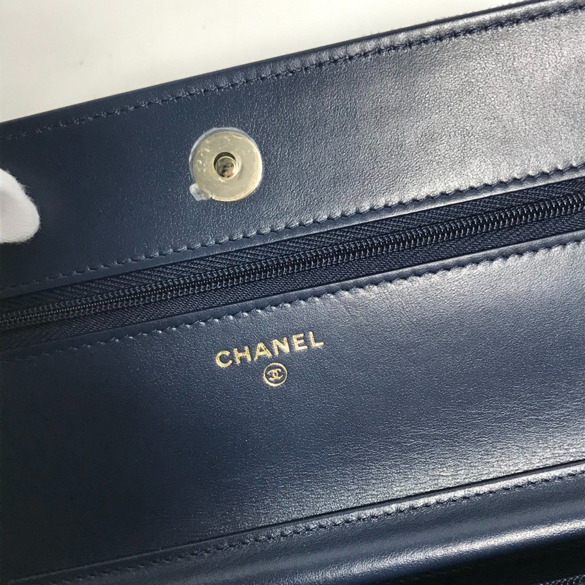 Chanel Blue Denim Shoulder Bag