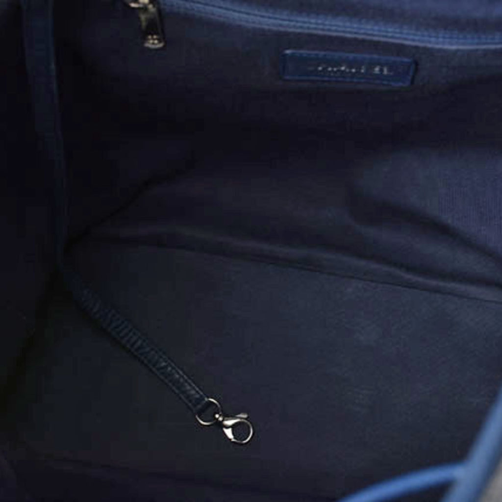 Chanel Cotton Canvas Denim Backpack