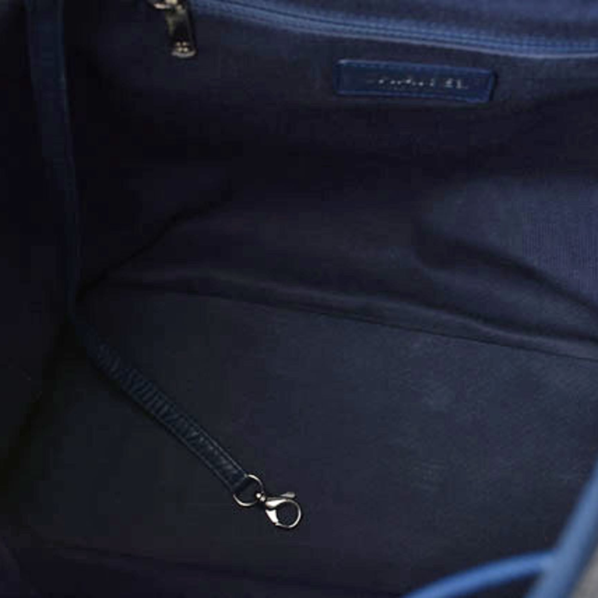 Chanel Cotton Canvas Denim Backpack