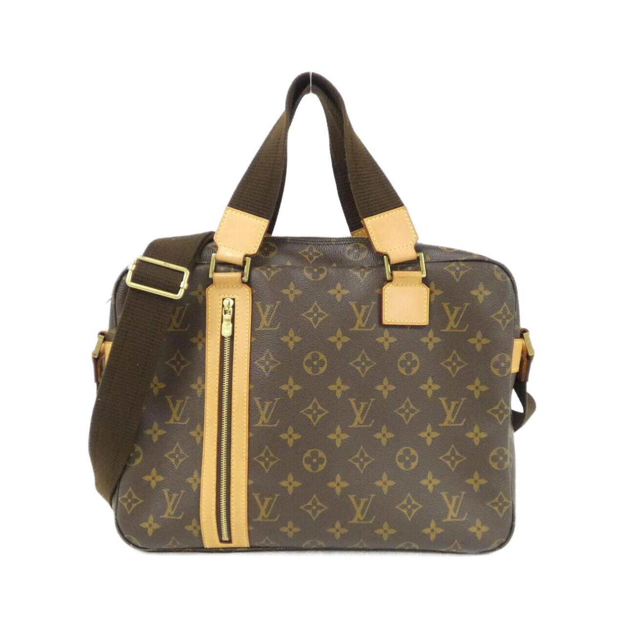 Louis Vuitton Brown Coated Canvas Handbag