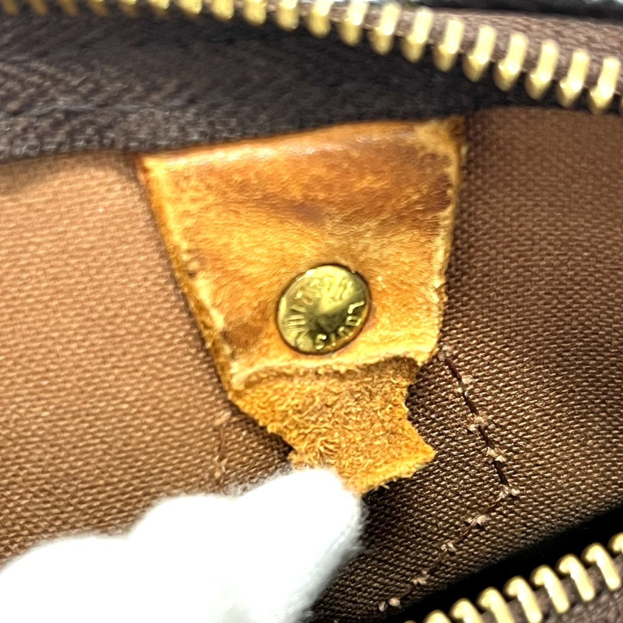 Louis Vuitton Brown Monogram Canvas Boston Bag Handbag