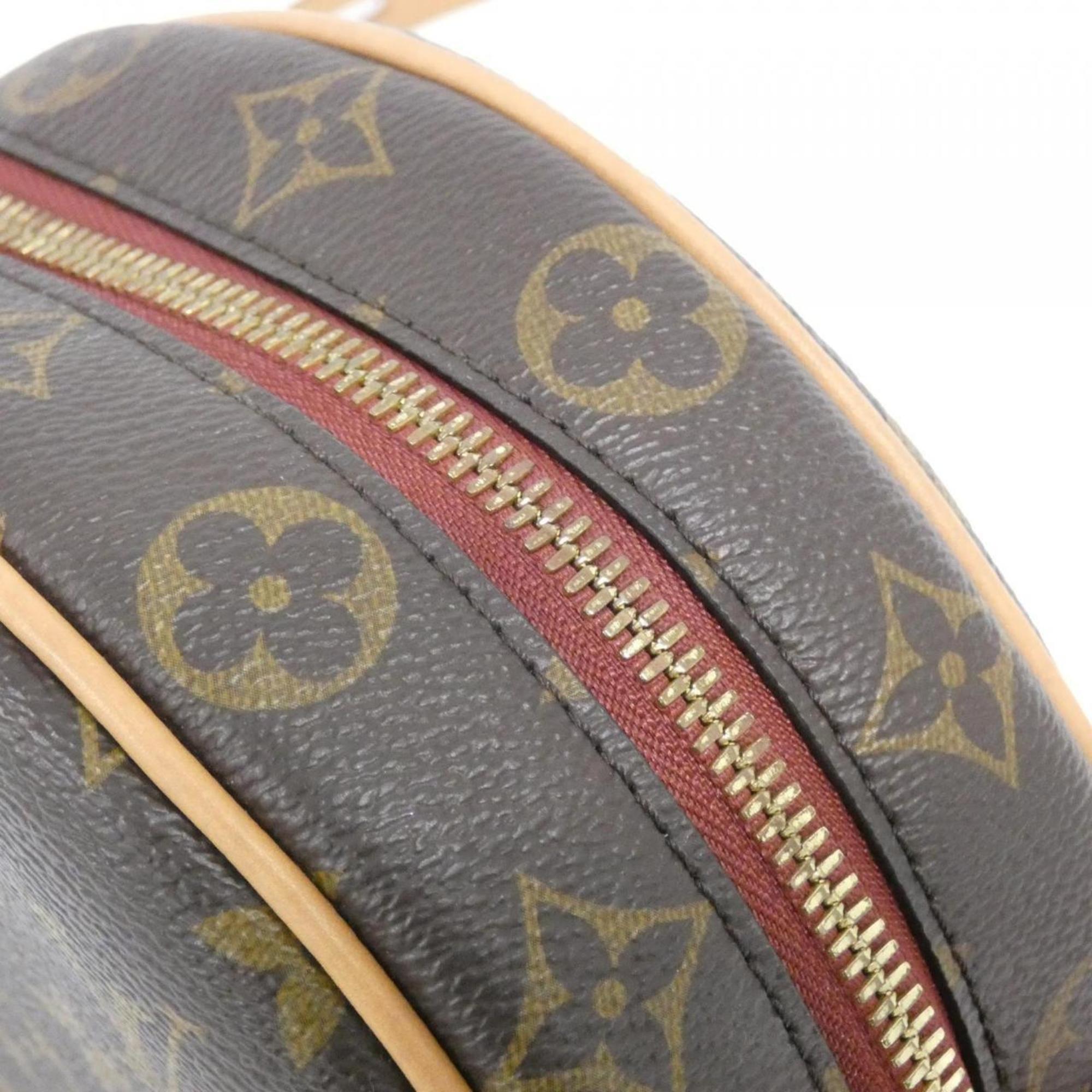Louis Vuitton Marron Coated Canvas Shoulder Bag