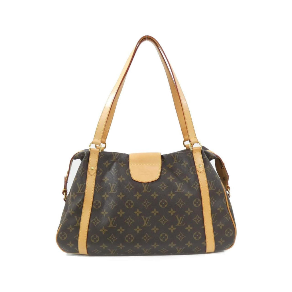 Louis Vuitton Brown Coated Canvas Shoulder Bag