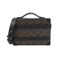 Louis Vuitton Black Marron Coated Canvas Shoulder Bag