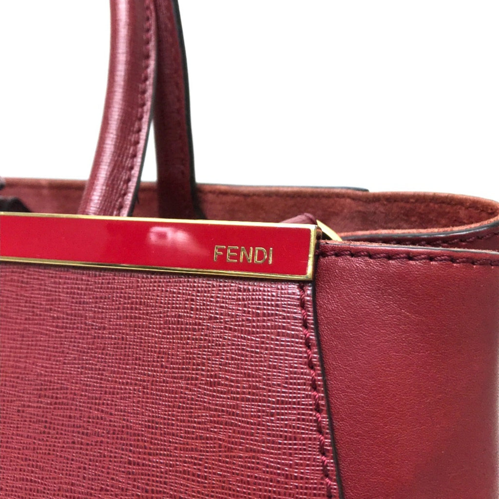 Fendi Red Leather Handbag