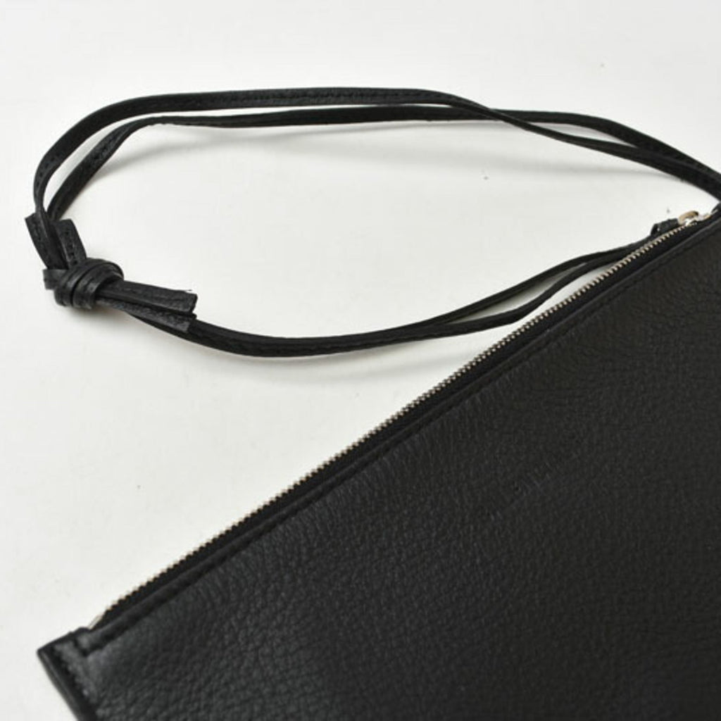 Balenciaga Black Leather Pouch